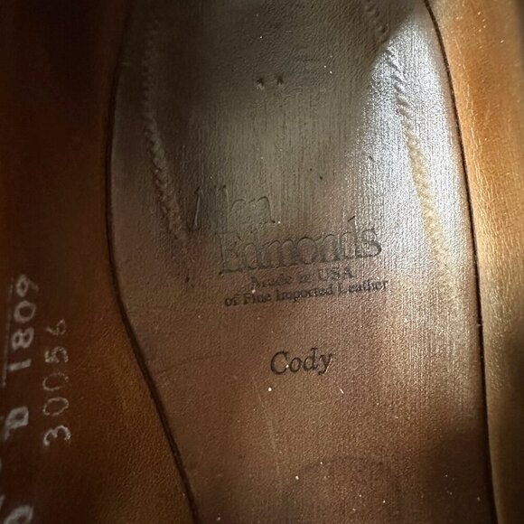 Allen Edmonds Cody Tassel Loafer Mens Size 10D Black Leather Classic Business main image 7